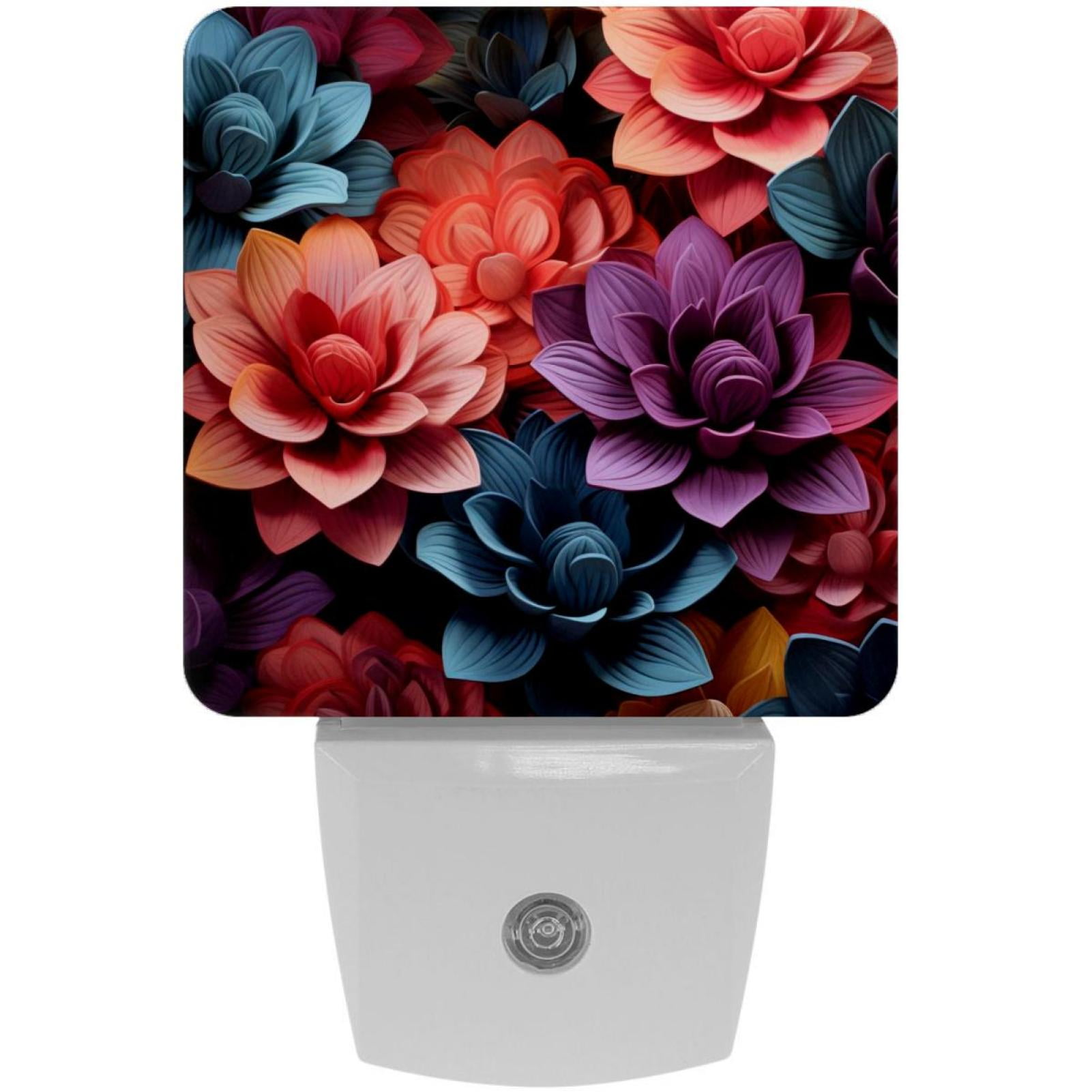 Petal flowers Enhance Your Space with LED Square Night Lights ...
