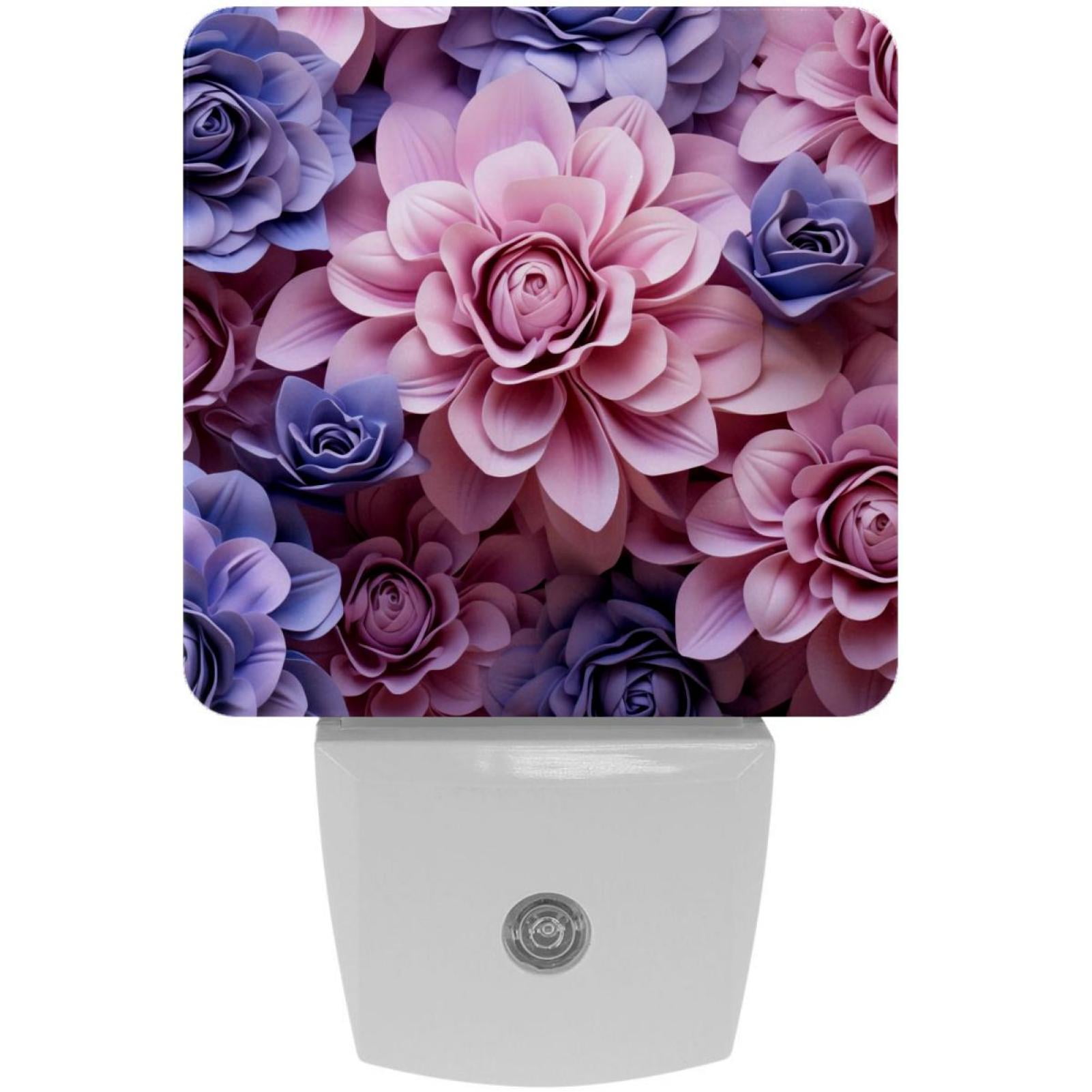 Petal flowers LED Square Night Lights: Compact and Energy-Efficient ...