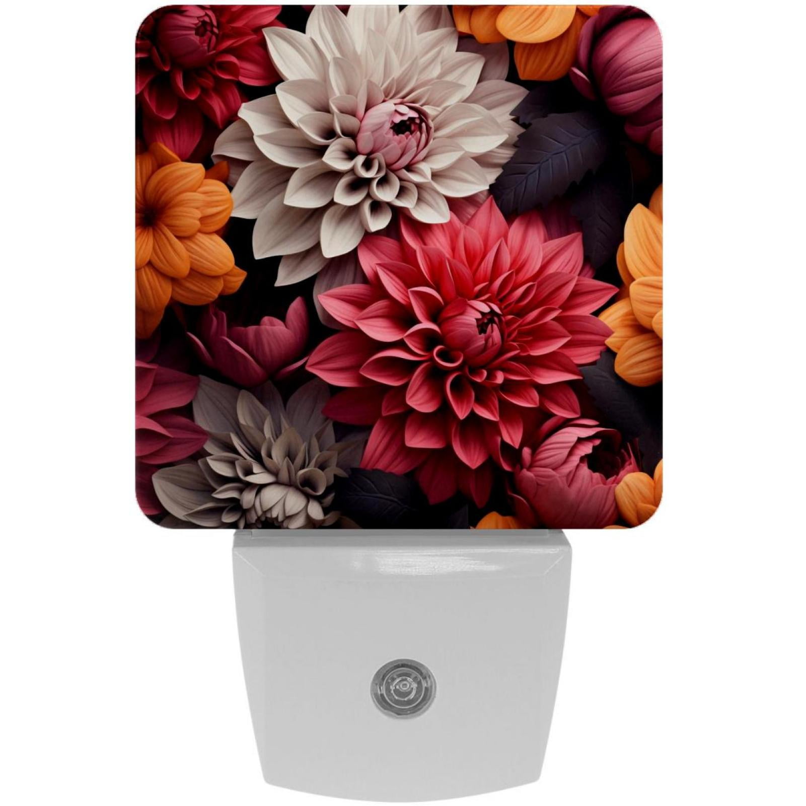 Petal flowers LED Square Night Lights - Compact and Multifunctional ...