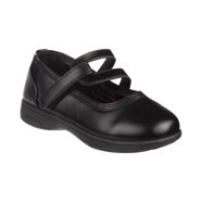 Petalia Girls' Strapped Heart School Shoes - Walmart.com