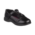 thumbnail image 1 of Petalia Girls' Faux Leather Details T-Strap Hook and Loop School Shoes. (Little Kids), 1 of 5