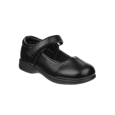 Petalia Girls' Strapped Heart School Shoes - Walmart.com