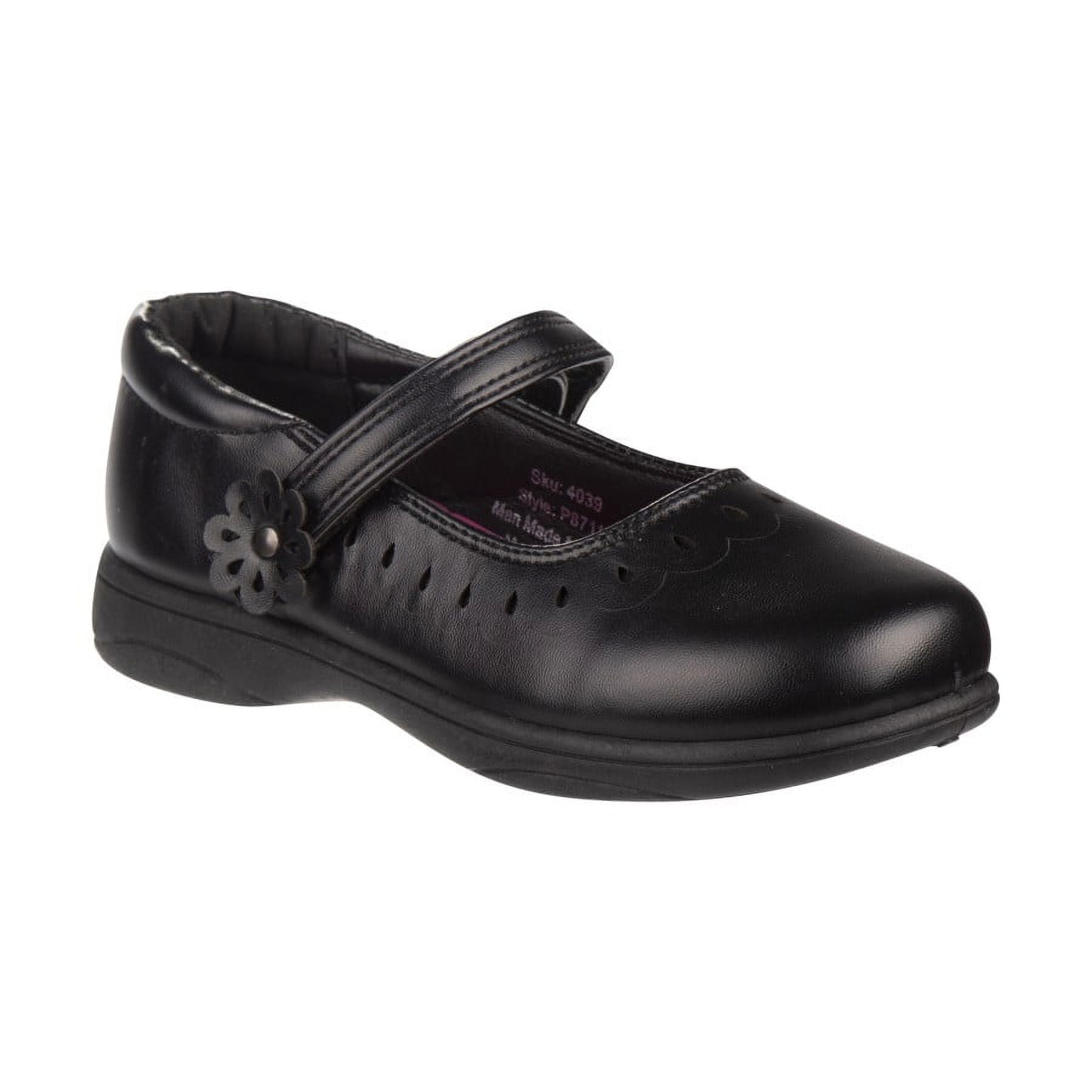 Petalia Girls' Toddler School Shoes - Black, Size: 6 - Walmart.com