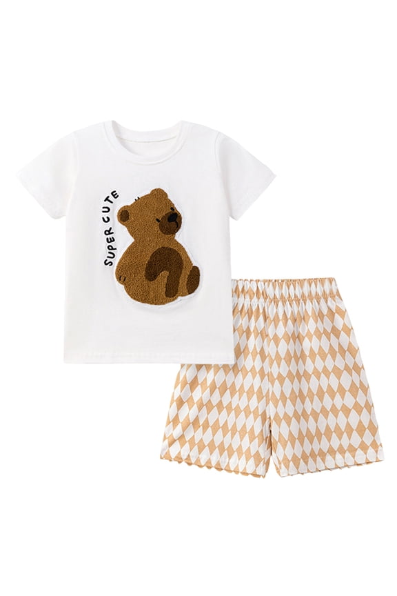 My Aunt & Uncle Love Me Beary Much Toddler T-Shirt (White, 2-3 Years)