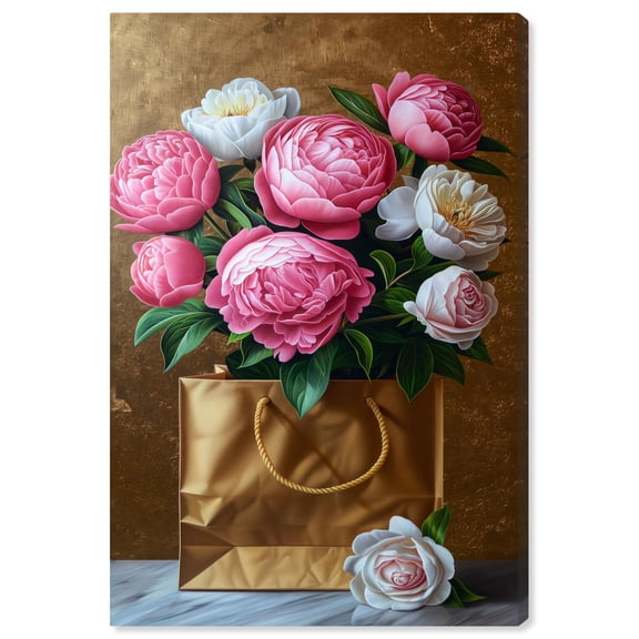 Petals of the Cosmos Canvas Pink Pop Wall Art by Art Remedy, Gallery Wrapped, 16" x 24"