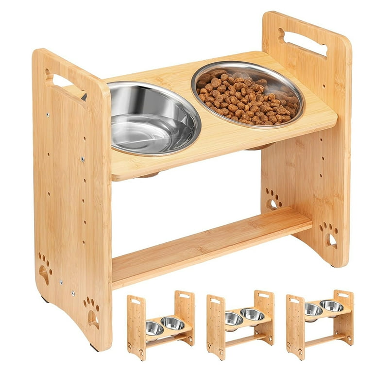 Raised dog deals food bowls