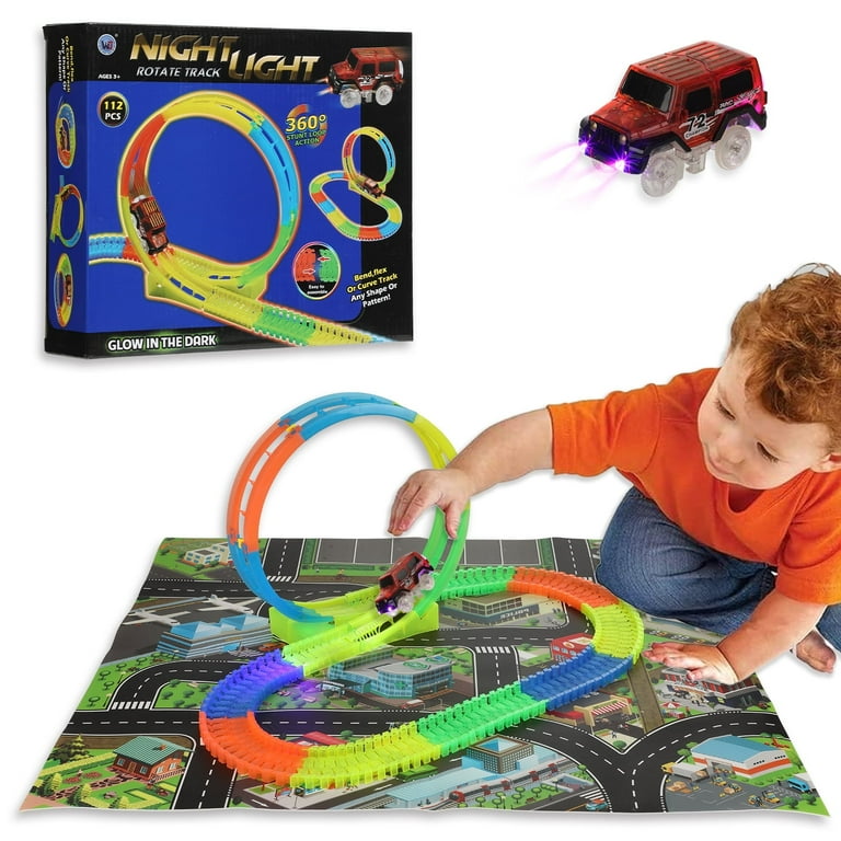 Super Set Glowing Race Track Toy Vehicle Toys Super Ultimate Glow