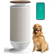 Petbobi Air Purifiers for Home Large Room, H13 True HEPA Air Purifiers for Home Pet Hair Dander Odor Pollen, Air Cleaner with 360  Air Intake, PM2.5 Monitor, Smart App Control, Quiet Operation