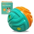 Petbobi Wobble Giggle Ball Toy for Aggressive Chewers, Interactive for