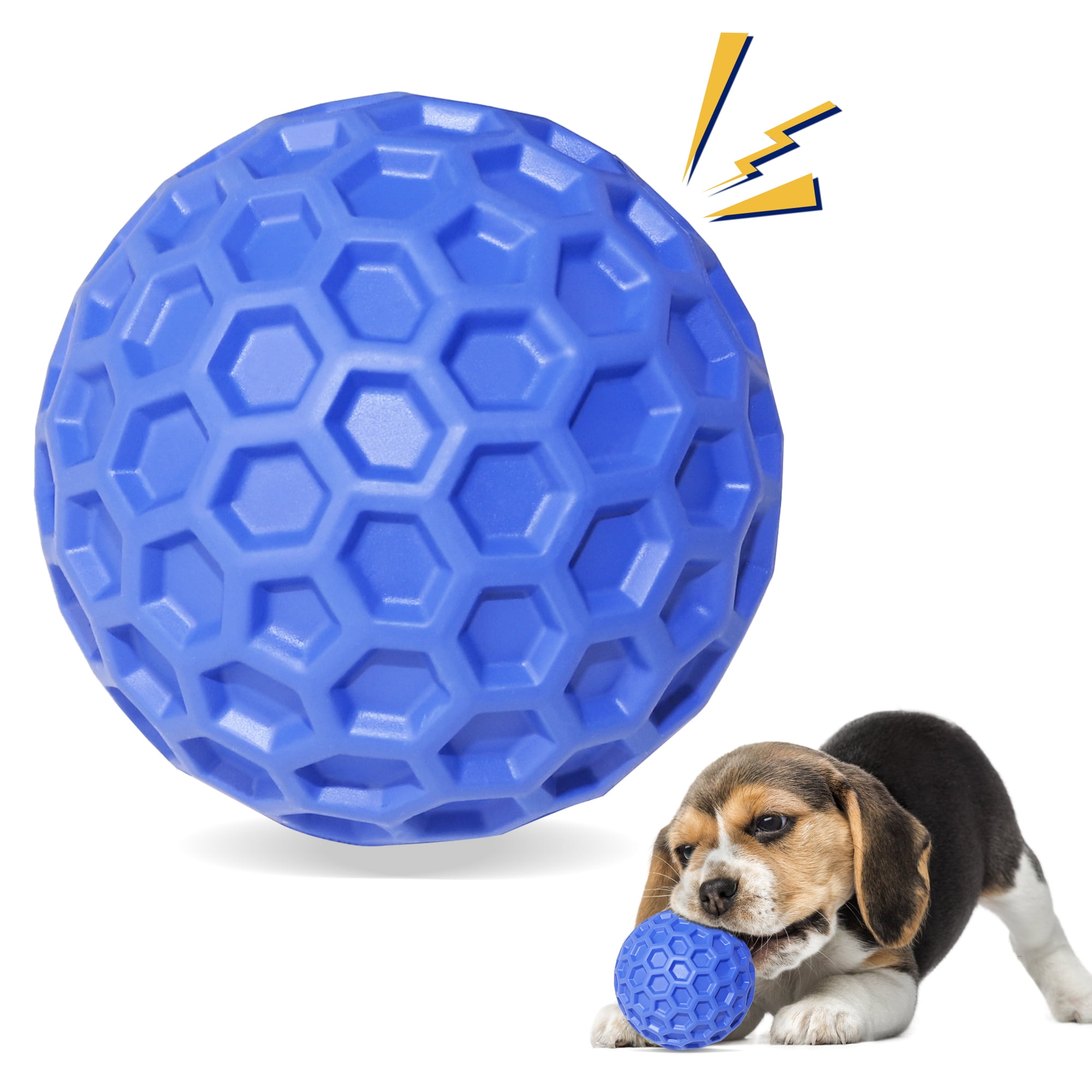 LASHALL Kong Dog Toys , Guaranteed Indestructible Dog Toy ,, Dog Toy For  Small, Medium, And Large Breeds(Buy 2, Ship 3) 