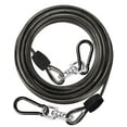 thumbnail image 1 of Petbobi Heavy Duty Dog Tie Out Cable 40ft Extra Strong Wire Cable for Large Dogs up to 300lbs, Black, 1 of 6