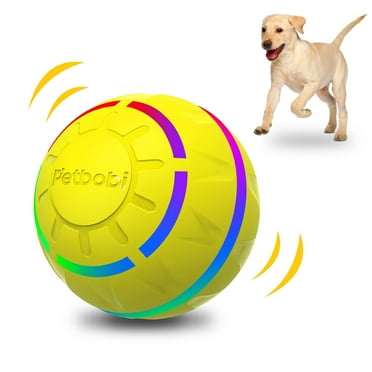 Petbobi Interactive Toy Dog Ball Moving Toys Ball for Dogs,Yellow