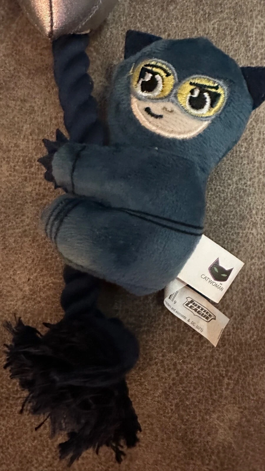 Petco Dc Justice League Pet Fans Collection Catwoman Rope Dog Toy*New*