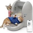 thumbnail image 1 of Petcove PurrTek Max Self Cleaning Cat Litter Box – XL 65L Automatic Litter Box for Multiple Cats | Ultra Quiet 30–35dB, Smart App Control, 5 Safety Sensors, Odor-Lock Bin, Ramp & 15 Bags Included, 1 of 11