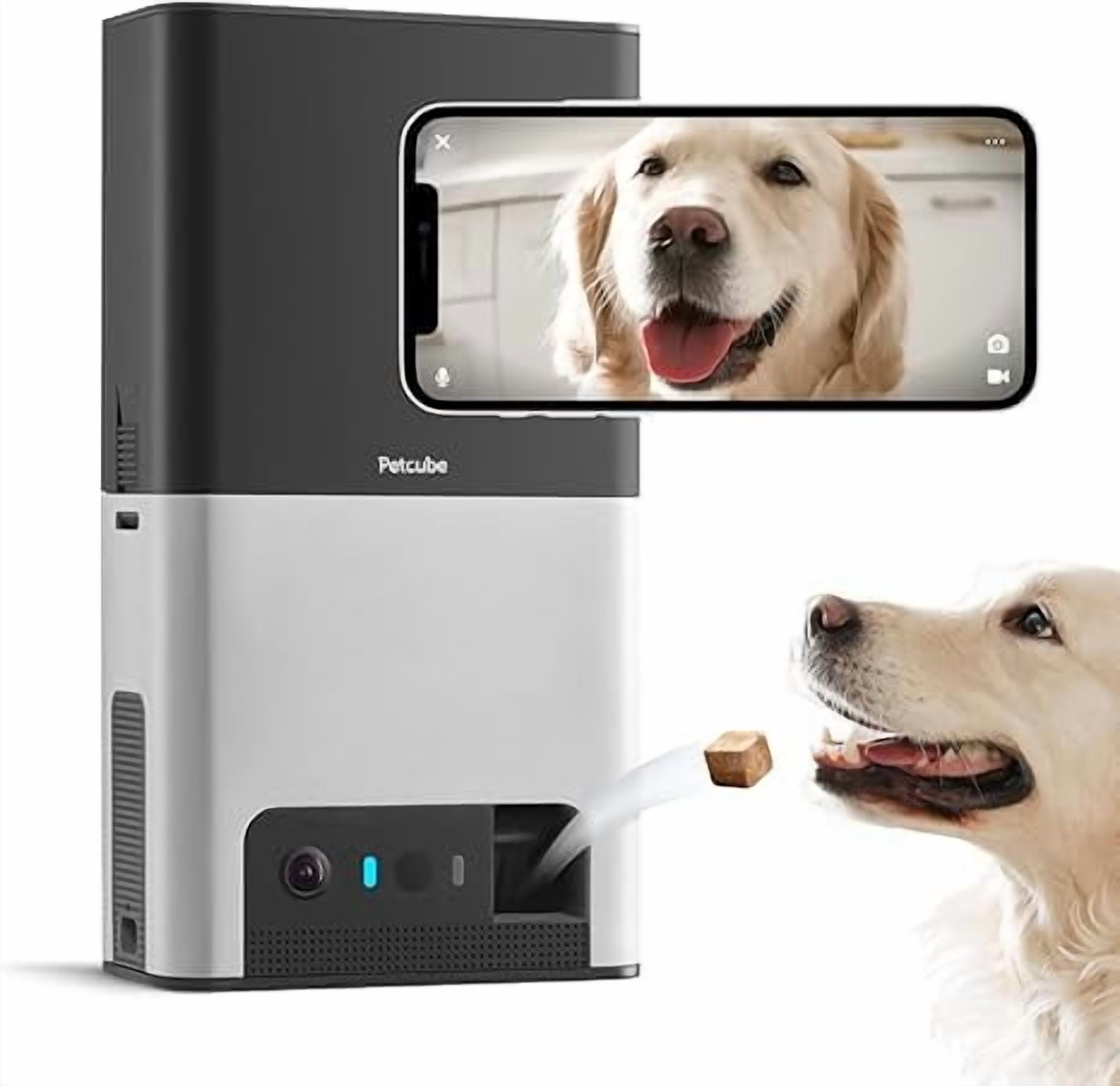 Petcube Bites 2 - Interactive Pet Treat Dispenser with Camera