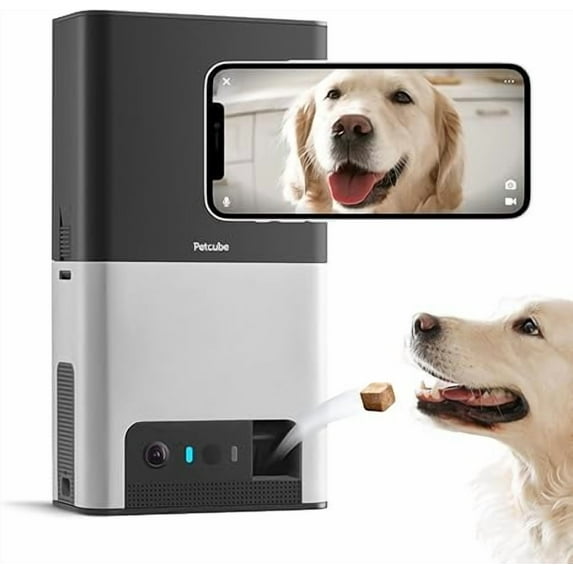 Petcube Bites 2 - Interactive Pet Treat Dispenser with Camera