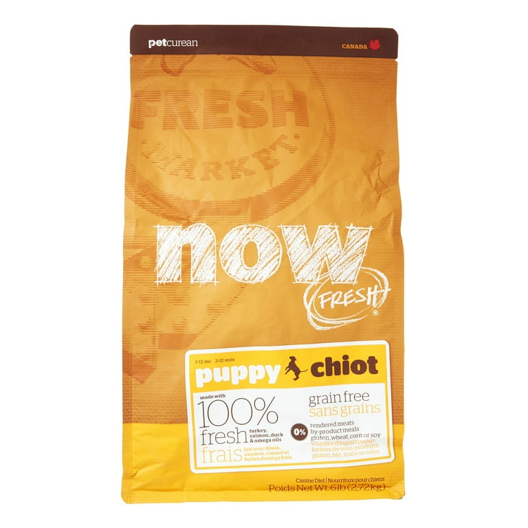 Petcurean Now Fresh Grain Free Puppy Recipe Dry Dog Food 6 lb