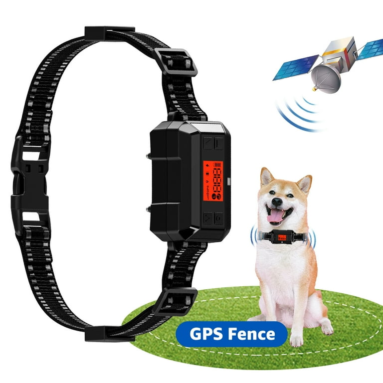 Petdiary F810 GPS Dog Fence System Outdoor Wireless GPS Dog Fencing Collar  with Beep Vibration Static Shock(Outdoor Only) - Walmart.com