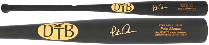 Pete Alonso New York Mets Autographed Dove Tail Axe Game Model Bat - Fanatics Authenticated