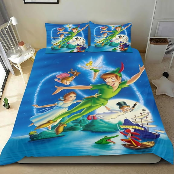 Pete the Cat Themed Bed Sheet Set Three Piece Set 53x79 In ches Comfortable And Skin Friendly Unique Design Creating A Star Gifts For Family Friends fans