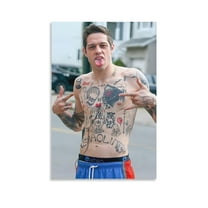 Pete Davidson Popular Actors Art Cool Poster Painting On Canvas Wall Art Poster Scroll Picture Print Living Room Walls Decor Home Posters 12x18inch(30x45cm)