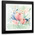 thumbnail image 1 of Pete, Katrina 12x12 Black Modern Framed Museum Art Print Titled - Tulip Bower, 1 of 5