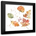 thumbnail image 1 of Pete, Katrina 15x15 Black Modern Framed Museum Art Print Titled - Falling Leaves I, 1 of 5
