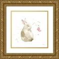 thumbnail image 1 of Pete, Katrina 15x15 Gold Ornate Wood Framed with Double Matting Museum Art Print Titled - Dreaming Bunny II, 1 of 4