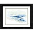 thumbnail image 1 of Pete, Katrina 18x13 Black Ornate Wood Framed with Double Matting Museum Art Print Titled - Shoreline Blues II, 1 of 4