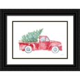 thumbnail image 1 of Pete, Katrina 24x17 Black Ornate Wood Framed with Double Matting Museum Art Print Titled - Christmas Truck, 1 of 4