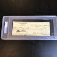 Pete Maravich "Pistol Pete" Signed Handwritten Original 1986 Check PSA