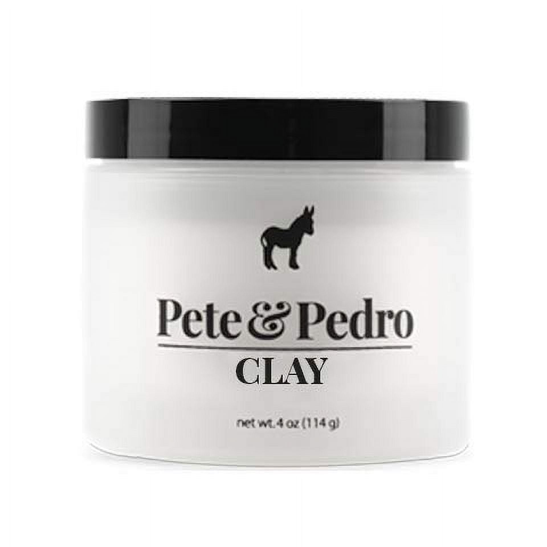 Pete & Pedro Clay - Medium Hold, Matte Finish Hair Clay Volume & Hold, 4 oz, Size: 4 oz. XL