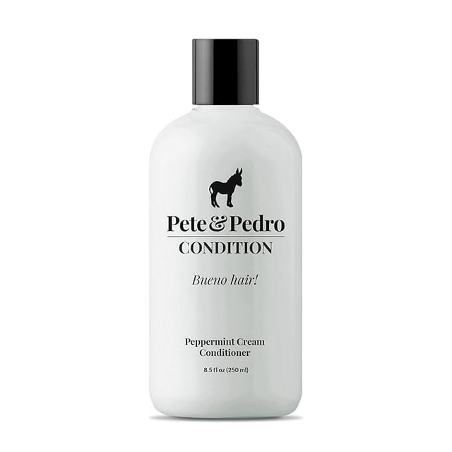 Pete & Pedro CONDITION - Peppermint Daily Conditioner for Men & Women | Creamy Conditioner Hydrates & Heals Dry, Damaged Hair | As Seen on Shark Tank, 8.5 oz.