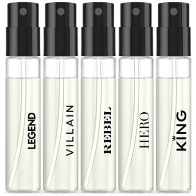 Pete & Pedro DELUXE FRAGRANCE SAMPLES – Eau De Parfum Colognes, 2.6 ml Each
