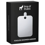 Pete & Pedro FOGLESS Anti-Fog Shower Mirror Shaving & Shower Accessory Tools