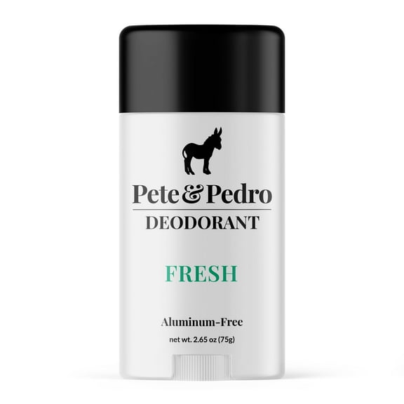 Pete & Pedro FRESH Deodorant Natural Aluminum-Free Eucalyptus Spearmint, 2.65 oz.