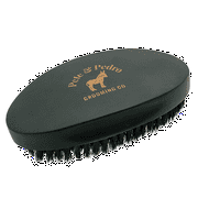 Pete & Pedro Oval Military Mens Hair & Beard Brush | 100% Natural Boar Bristles