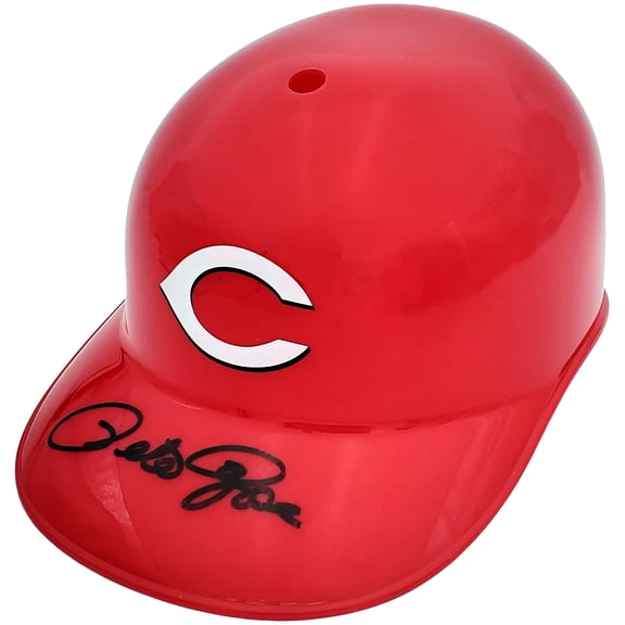 Pete Rose Autographed Cincinnati Reds Batting Helmet PR Holo 196983