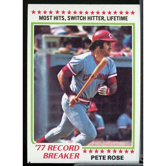 Pete Rose RB Card 1978 Topps #5