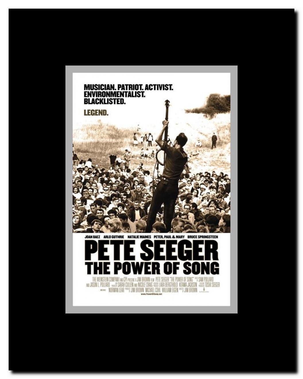 Pete Seeger: The Power of Song Framed Movie Poster
