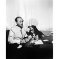 thumbnail image 1 of Pete Smith Enthusiastically Signs Up Canine Star Kiwi Still (16 x 20), 1 of 2