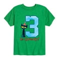 thumbnail image 1 of Pete The Cat - 3Rd Birthday Boys - Toddler Short Sleeve Graphic T-Shirt, 1 of 4