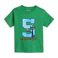 thumbnail image 1 of Pete The Cat - 5Th Birthday Boys - Toddler Short Sleeve Graphic T-Shirt, 1 of 4