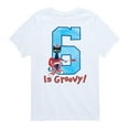 thumbnail image 1 of Pete The Cat - 6Th Birthday Boys - Youth Short Sleeve Graphic T-Shirt, 1 of 6