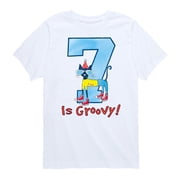 Pete The Cat - 7Th Birthday Boys - Youth Short Sleeve Graphic T-Shirt