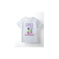 thumbnail image 1 of Pete The Cat - 7Th Birthday Girls - Youth Short Sleeve Graphic T-Shirt, 1 of 5