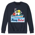 thumbnail image 1 of Pete The Cat - Ahoy Pete - Men's Crew Neck Fleece Pullover, 1 of 6