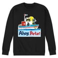 thumbnail image 1 of Pete The Cat - Ahoy Pete - Men's Crew Neck Fleece Pullover, 1 of 6