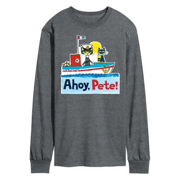 Pete The Cat - Ahoy Pete - Men's Long Sleeve T-Shirt