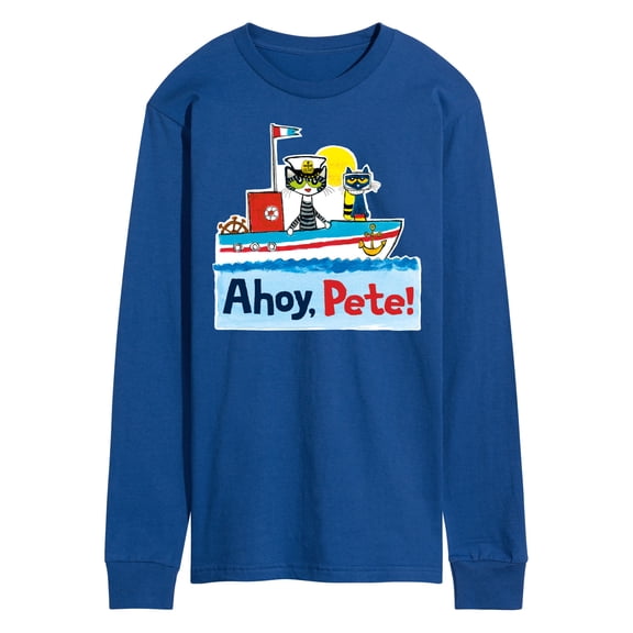 Pete The Cat - Ahoy Pete - Men's Long Sleeve T-Shirt